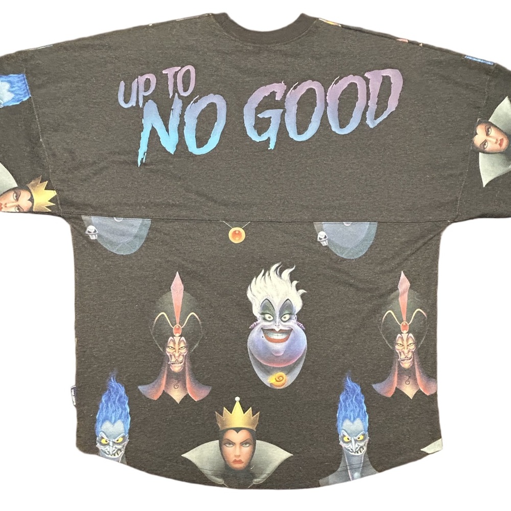 No Good Graphic Womens Tee - Villain Faces Black Top